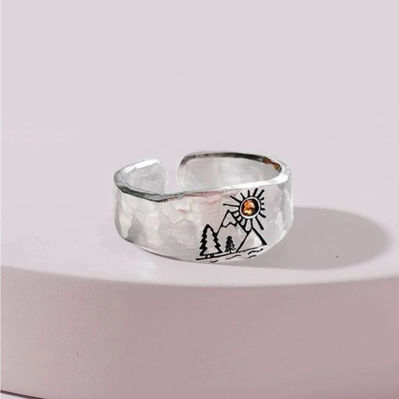 Mountains, Trees and Sun Ring - Picture 2 of 7